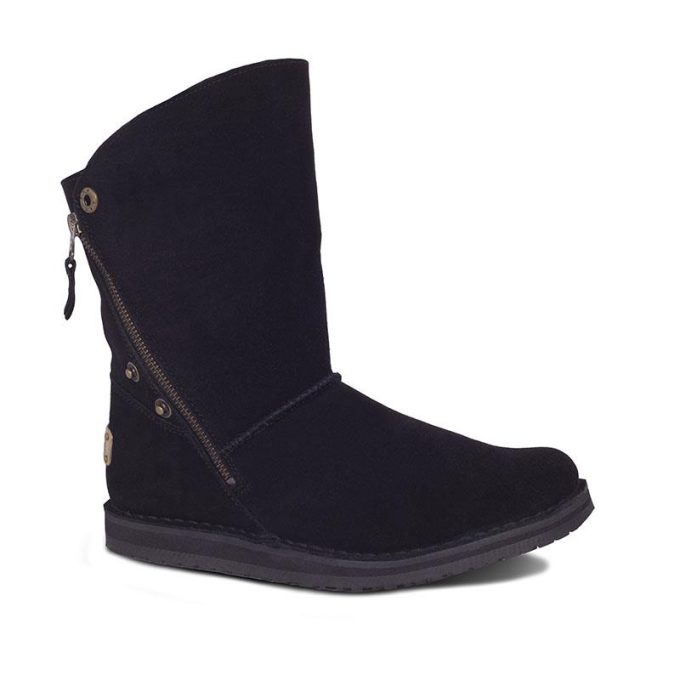 Cloud Nine Sheepskin Womens Trixie Boot-Black