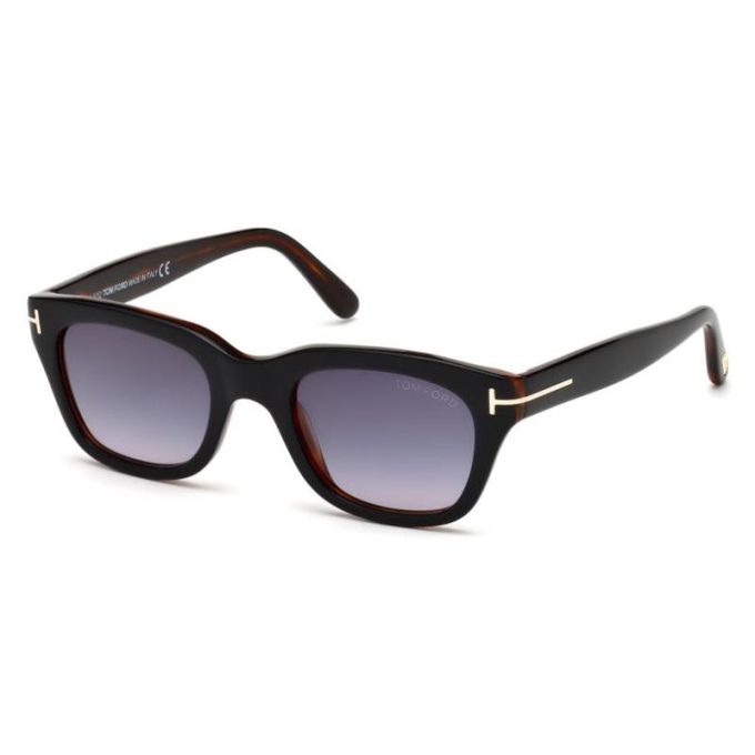 Tom Ford Sunglasses Mens Snowdon Sunglasses-Shiny Black