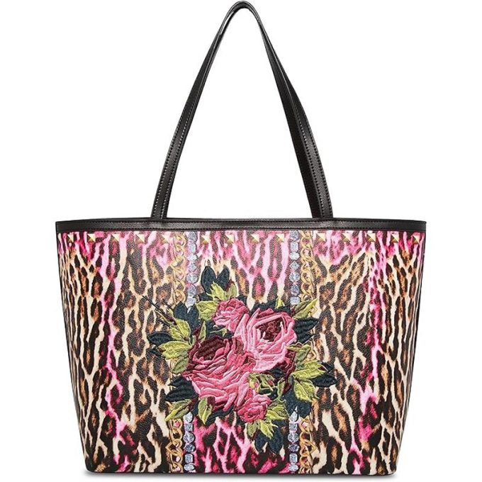 Betsey Johnson Embroidered Patch Tote