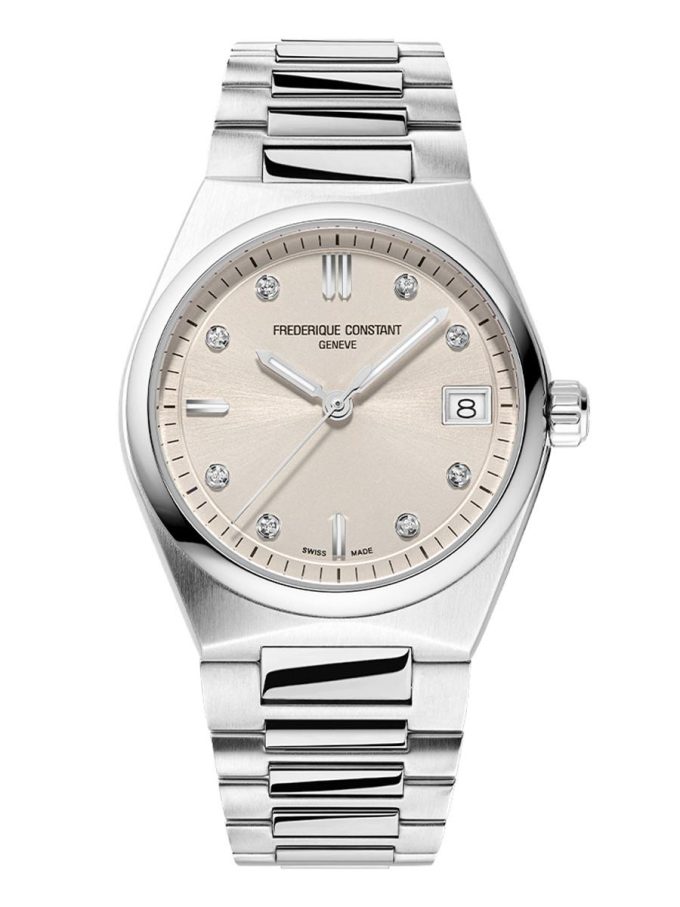 Ladies Highlife Quartz Stainless Steel Bracelet watch Gray dial