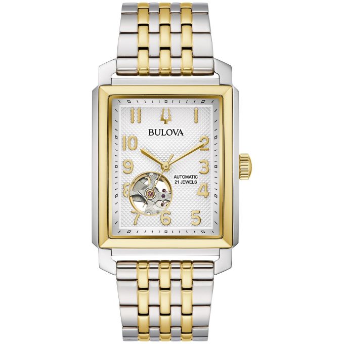 Mens Sutton Stainless steel Bracelet with SilverWhite dial