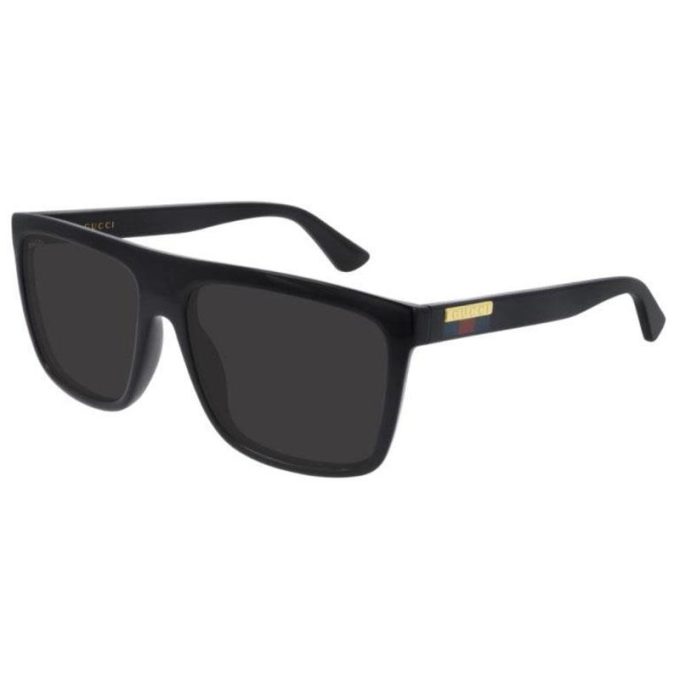 Mens Street Rectangular SunglassesBlack
