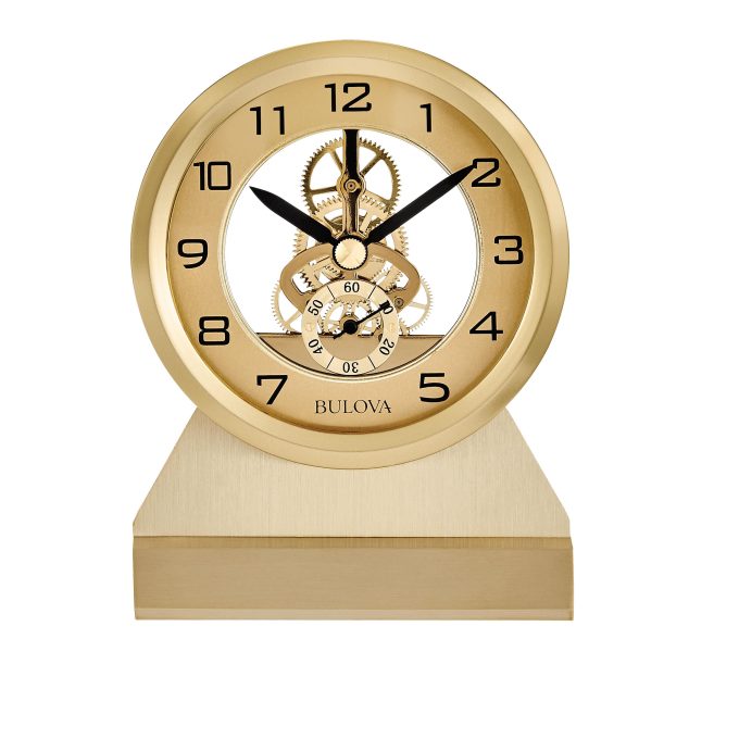 Golden Eye Skeleton Movement Clock