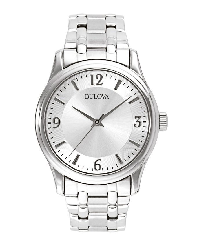Mens Corporate Collection Silvertone Bracelet Watch
