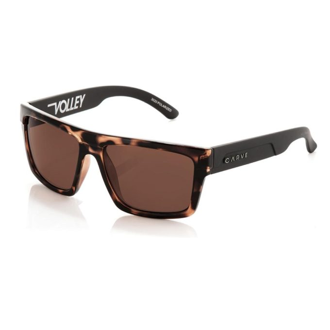 Mens Volley Sunglasses TortMatte BlackBronze Polarized