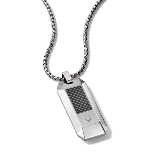 Necklace Carbon Fiber Dogtag