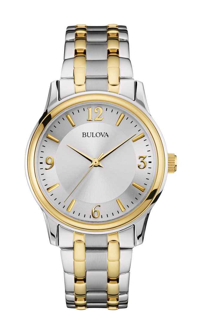 Mens Corporate Collection Twotone Bracelet with Silvertone Dial