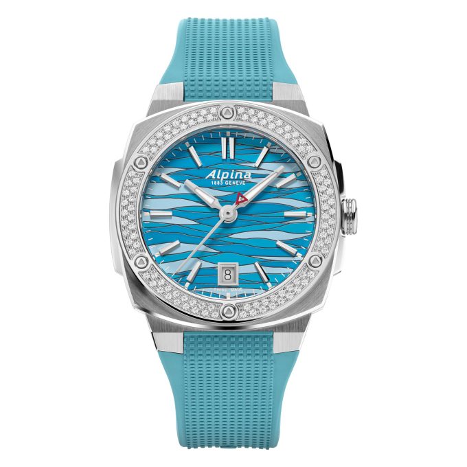 Ladies Ltd Ed Alpiner Extreme Quartz Watch Light Blue