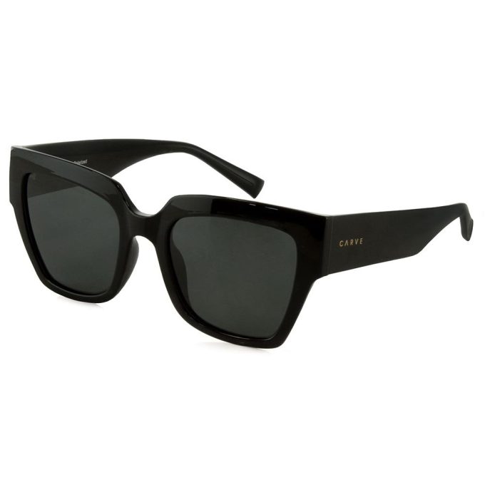 Womens Valerie Sunglasses Gloss BlackGrey Polarized