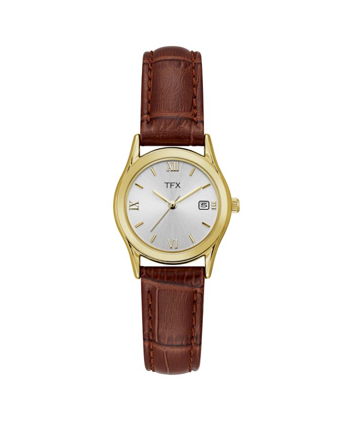 Ladies Brown Strap Watch