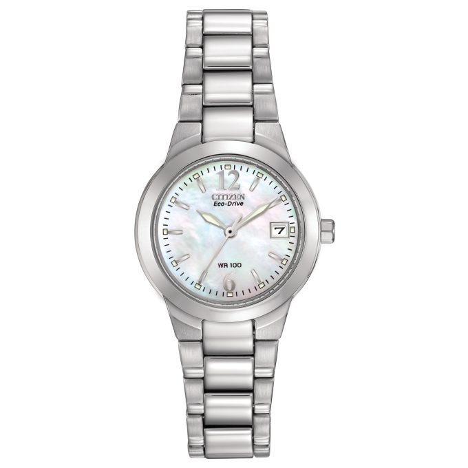 Ladies Chandler EcoDrive Watch Stainless Steel with MOP Dial