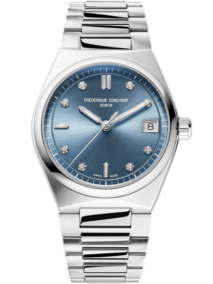 Ladies Highlife Quartz Stainless Steel Bracelet watch Blue dial