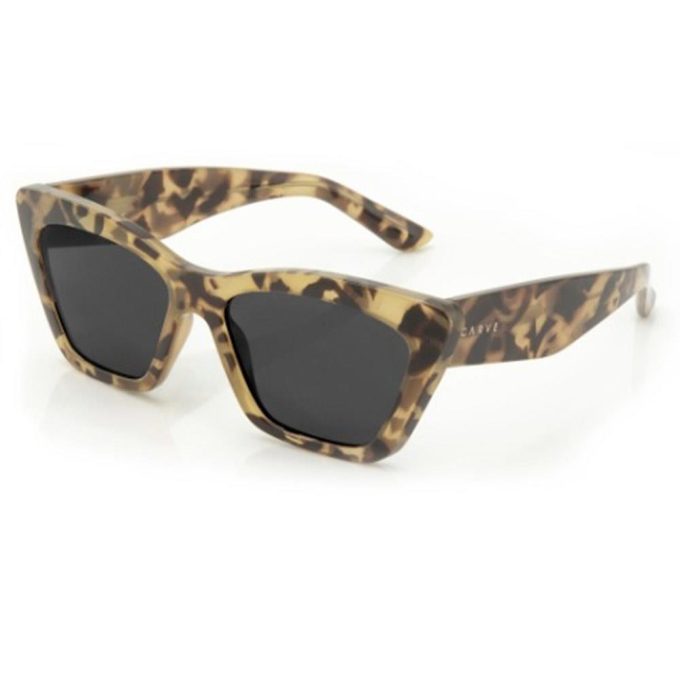 Womens Tahoe Sunglasses Gloss Milky TortDark Gray