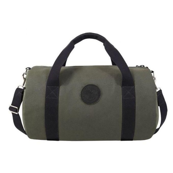 Zippered Round DuffelOlive Drab