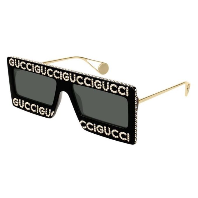 Womens Mask Frame SunglassesBlack