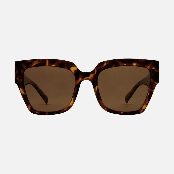 Womens Valerie Sunglasses Gloss TortBrown Polarized