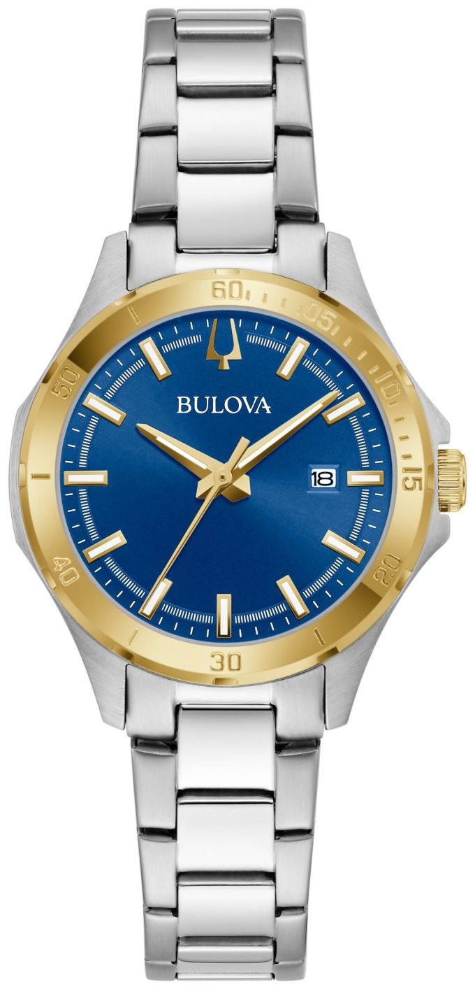 Ladies Corporate Collection Twotone Bracelet with Blue dial