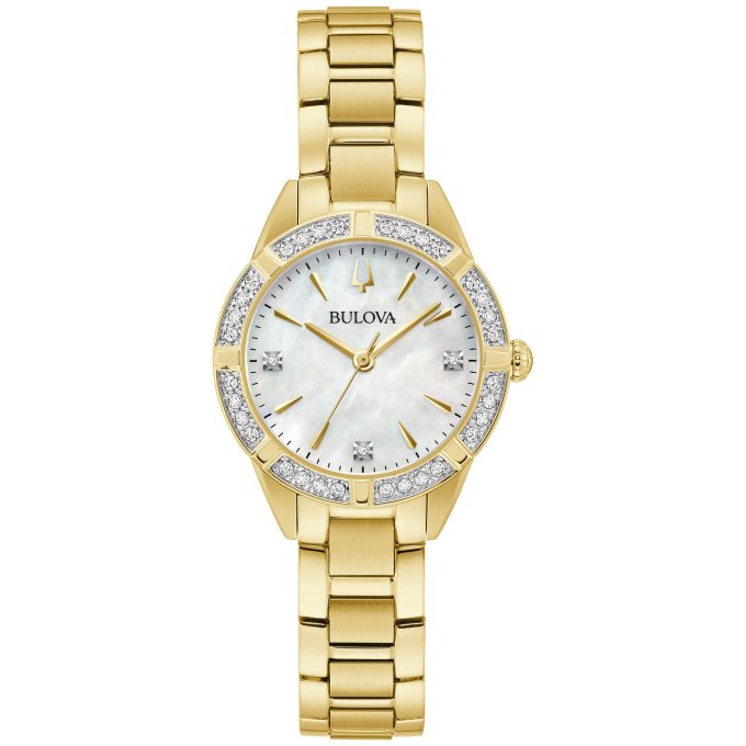 Ladies Sutton Stainless Steel bracelet with White MOP dial
