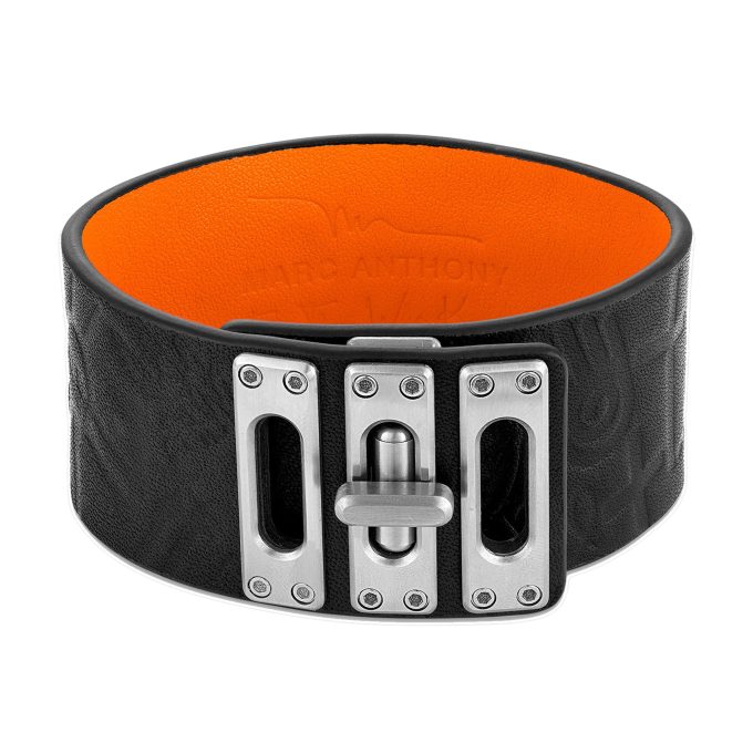 Marc Anthonys Triple Lock ExtraWide Leather Bracelet 8 85