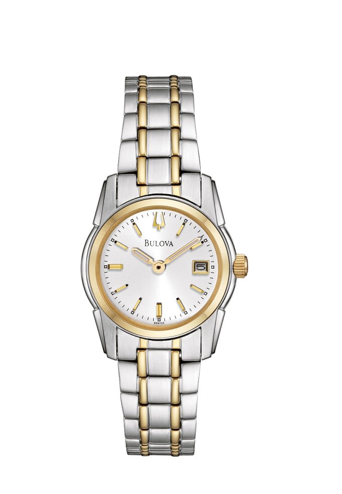 Ladies Classic Twotone Stainless Steel Bracelet Watch
