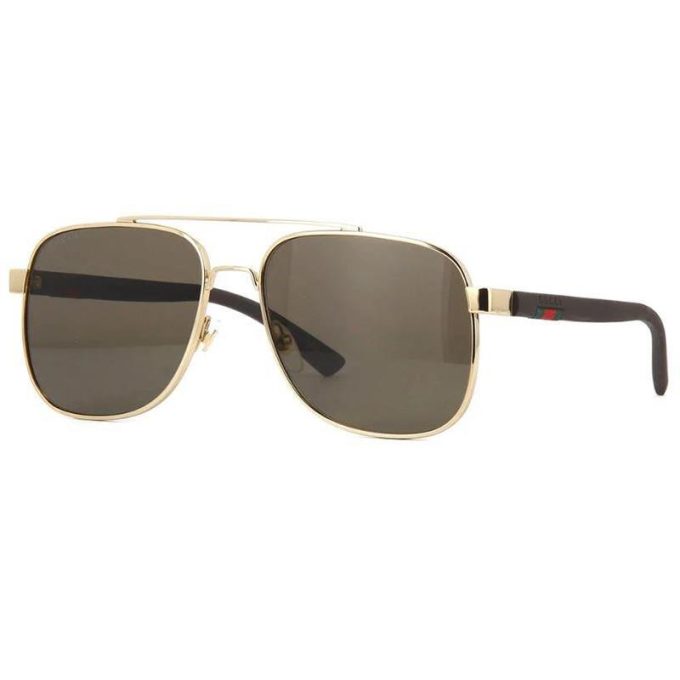 Mens Caravan SunglassesGoldBlack