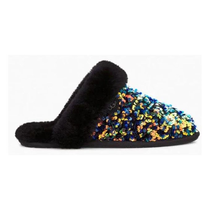 Womens Scuffette II Stellar Sequin Slipper